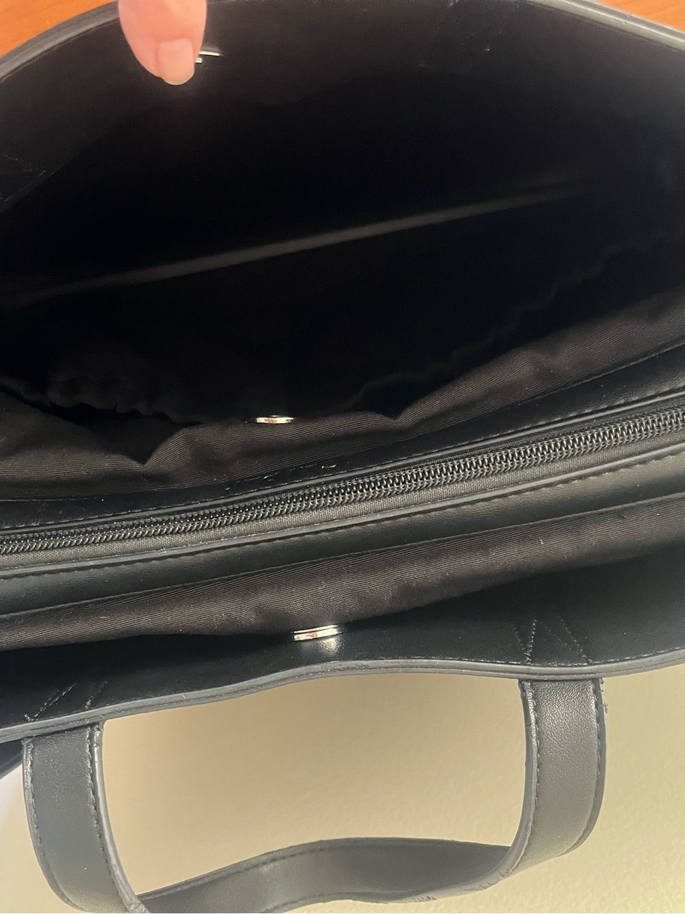 CALPAK HAVEN 16" LAPTOP TOTE BAG IN BLACK - on sale $70 - Picture 5 of 12